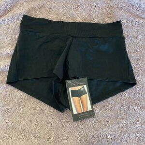 Leg Avenue Spandex Boy Shorts Black Size M Shapewear Dance Shorts New With Tags